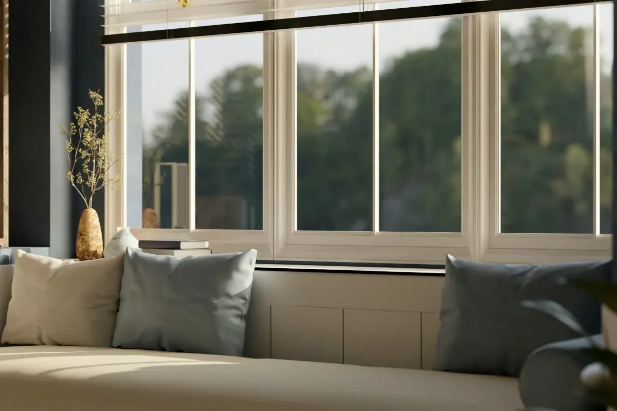 Sistem jendela awning aluminium untuk halaman produk Awning Hanging Windows