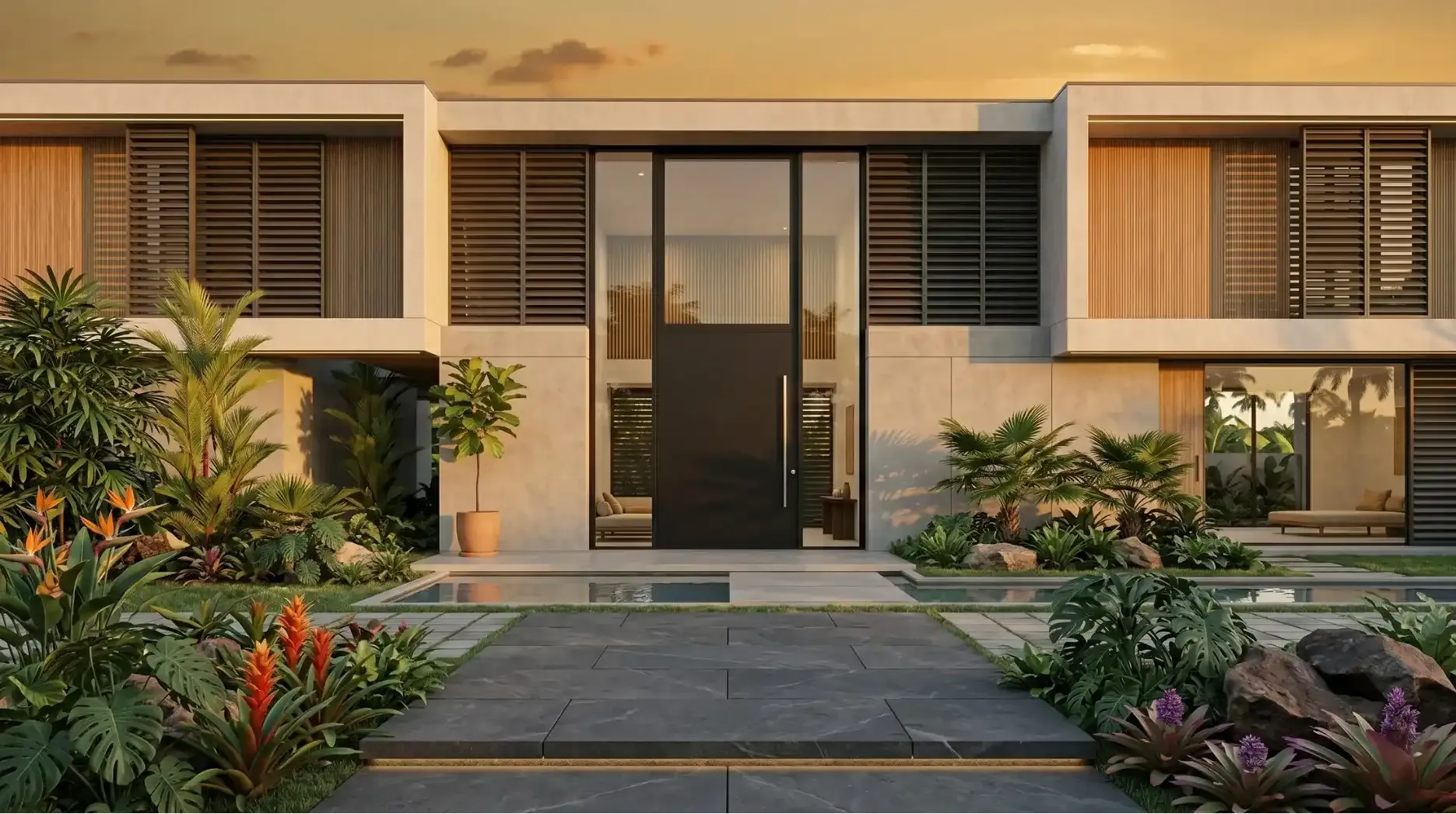Sistem pintu ayun aluminium untuk halaman produk Swing Hinged Doors